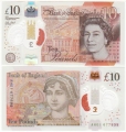 Bank Of England 10 Pound Notes 10 Pounds, from 2017